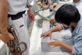 墓石一級施工技能士（労働大臣認定）